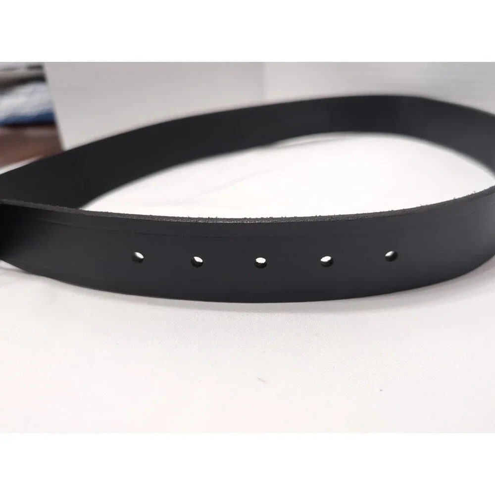 Wrangler Genuine Leather Mens Belt Black Sz32 RN130273 New